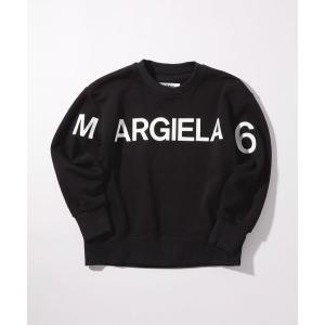 MM6 Maison Margiela エムエム6 メゾン マルジェラ ブランドロゴ長袖スウェットプ...