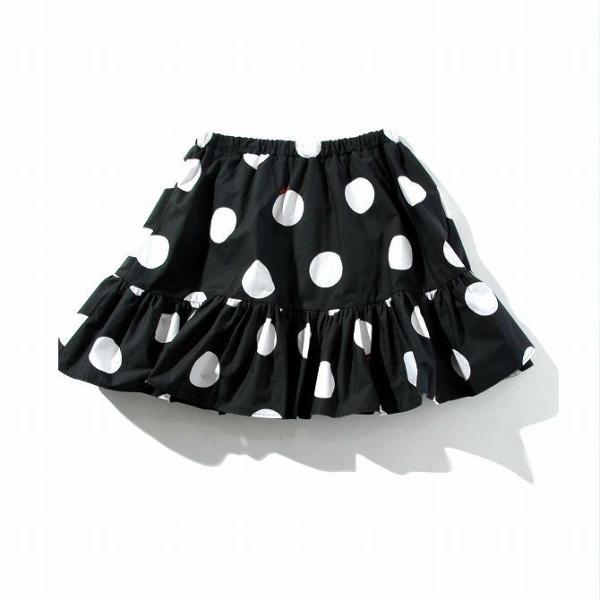 MSGM エムエスジーエム ドット柄 コットン スカート 女の子 ブランド 子供服 こども服 おしゃ...