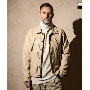 【別注コラボ】DRESS CAMP×MCM レザーライダースジャケット C DIEM（カルペディエム） 革ジャン ライダース AMFステッチ エクセラ