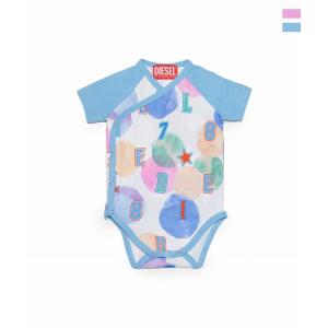 DIESEL ディーゼル グラフィック半袖ロンパース 男の子 女の子 子供服 こども服 キッズ