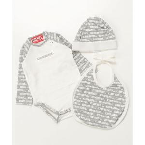 DIESEL ディーゼル ロンパーススタイキャップ3点セット男の子 女の子 子供服 こども服 キッズ