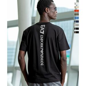 EMPORIO ARMANI EA7 イーエーセブン TRAIN LOGO SERIES M TEE SS EXTENDEDLOGO Tシャツ 半袖 ロゴ クルーネック エンポリオ アルマーニ メンズ｜SHIFFON シフォン公式ストア