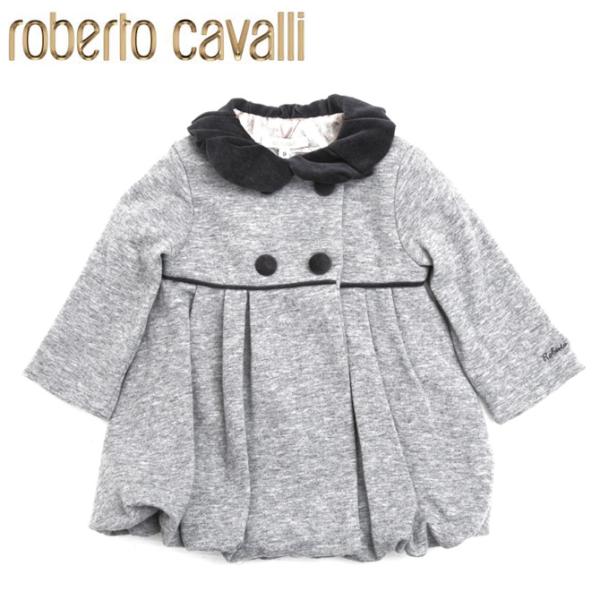Roberto Cavalli ロベルト カヴァリ バックリボンデザイン ウールコート 女の子 子供...