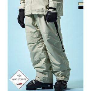 1PIU1UGUALE3 RELAX × +phenix ウノピゥウノウグァーレトレ リラックス グラデーションロゴスノーパンツ WINDSTOPPER by GORE-TEX LABS スノーウェア メンズ