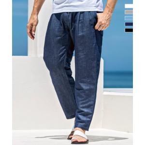 1PIU1UGUALE3 RELAX ウノピゥウノウグァーレトレ リラックス リネンライクリラックスワイドパンツ メンズ かっこいい ブランド ウェア ウノピュウ ウノピュー