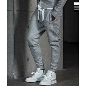 1PIU1UGUALE3 RELAX ウノピゥウノウグァーレトレ リラックス ピンタックラインスウェットジョガーパンツ セットアップ対応 メンズ ウノピュウ ウノピュー