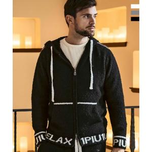 1PIU1UGUALE3 RELAX ウノピゥウノウグァーレトレ リラックス 裾ロゴニットパーカー セットアップ対応 メンズ ブランド ウェア ウノピュウ ウノピュー