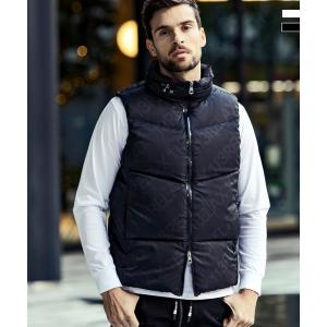 1PIU1UGUALE3 RELAX ウノピゥウノウグァーレトレ リラックス 総柄中綿ベスト メンズ かっこいい ブランド ウェア ウノピュウ ウノピュー ウノピゥ 1piu1