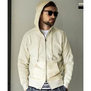 1PIU1UGUALE3 RELAX ウノピゥウノウグァーレトレ リラックス ラインロゴコンビパーカ...