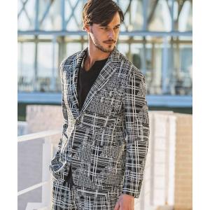 1PIU1UGUALE3 RELAX ウノピゥウノウグァーレトレ リラックス ジオメトリックジャケッ...