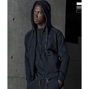 1PIU1UGUALE3 RELAX ウノピゥウノウグァーレトレ リラックス ピンタックラインスウェットパーカー セットアップ対応 メンズ ウノピュウ ウノピュー