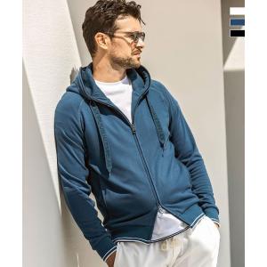 1PIU1UGUALE3 RELAX ウノピゥウノウグァーレトレ リラックス ダブルラインスウェットパーカー セットアップ対応 メンズ ウノピュウ ウノピュー