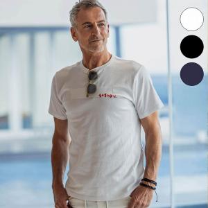 1PIU1UGUALE3 RELAX ウノピゥウノウグァーレトレ ボックスロゴ 半袖 Tシャツ メンズ カットソー かっこいい おしゃれ ブランド ウノピュウ