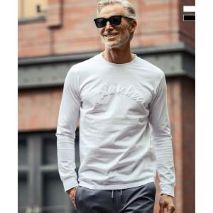 新品Lサイズ ビッグロゴ ロングTシャツ ウノピゥウノウグァーレトレ リラックス 1PIU1UGUALE3 RELAX(ウノピゥウノウグァーレトレ リラックス)縦