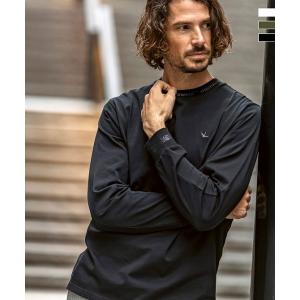 1PIU1UGUALE3 RELAX ウノピゥウノウグァーレトレ リラックス ダブルロゴラインロングTシャツ メンズ かっこいい ブランド ウェア ウノピュウ ウノピュー