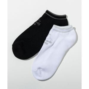 1PIU1UGUALE3 RELAX × Mark Gonzales ウノピゥウノウグァーレトレ リラックス ロゴ刺繍アンクルソックス メンズ ブランド ウェア ウノピュウ ウノピュー