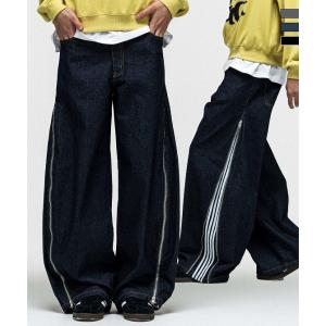 korea 、ILL´Sのデニム ILL'S（イルズ） WIDE DENIM PANTS ワイドデニムパンツ ユニセックス