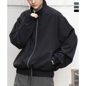 Confirm コンファーム ビッグシルエット スタンドネックブルゾン フルジップジャケット ユニセ...