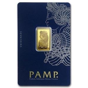 【純金 インゴット ingot】金地金 24金 PAMP ゴールドバー 5g 豊穣の角 コルヌコピア スイス グッドデリバリーバー｜space-gold