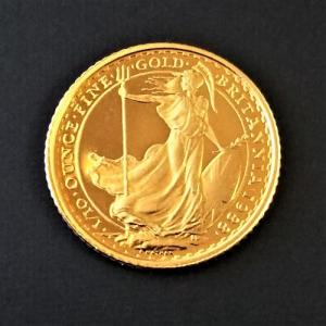 22金 ブリタニア金貨 1/10オンス イギリス王室造幣局発行 英国 10ポンド ゴールドコイン｜space-gold