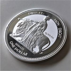 純銀コイン ウナとライオン銀貨 1オンス 2019年製 クリアケース入り