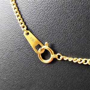 18金 キヘイネックレスチェーン 60センチ 中空加工 ゴールドネックレス デザインチェーン｜space-gold