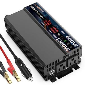 ROARBATT インバーター 正弦波 12v 100v