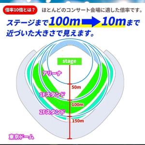 双眼鏡 高倍率 コンサート 倍率 10倍 口径...の詳細画像5