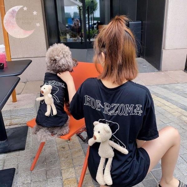 【値下げ】親子コーデ ワンちゃんの洋服 ペットとお揃い服 犬 服 夏 大型犬 小型犬 中型犬 夏服 ...