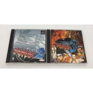 中古 PS PlayStation 闘神伝2＋闘神伝3 計2枚セット TAKARA タカラ ゲームソ...