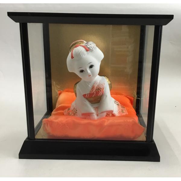 京都人形 京都・山科(有) 舞妓さん人形 置物 昭和レトロ アンティーク 中古