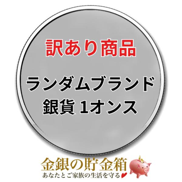 新品 訳あり ランダムブランド 銀貨 1オンス クリアケース入り 純銀 コイン