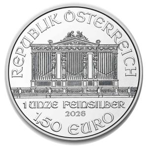 ウィーン銀貨 1オンス 2026年製 クリアケ...の詳細画像1