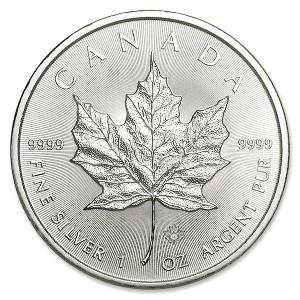 メイプル銀貨 1オンス ランダム・イヤー クリ...の詳細画像2