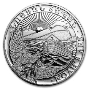 純銀コイン ノアの方舟銀貨 1オンス アルメニア共和国発行 年代フリー