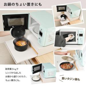 スライドテーブル 家電下 スライドトレー W4...の詳細画像4