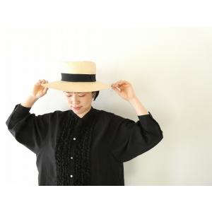 FIL DE FER(フィルデフェール) レーヨンシャンタンショートフリルシャツ(10-1-06-2...