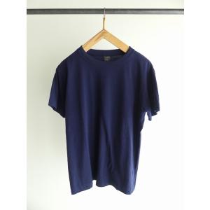 homspun(ホームスパン) 天竺半袖Tシャツ　(3)ネイビー XL XXLサイズ(6272)｜spacemoo