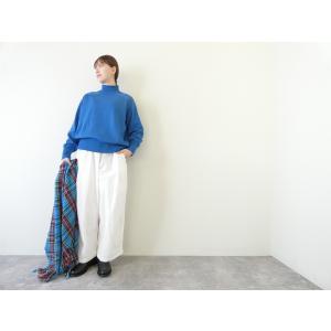 homspun(ホームスパン) コットンコードハイネックプルオーバー(261-7943)