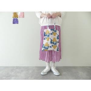 ブロックプリントのサブバック リブリーフラワー(304937)