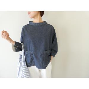 Brocante(ブロカント) ライトオンスデニムペシュールスモック(36-342E)