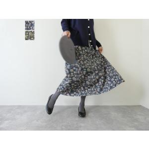 【SALE】sosotto(ソソット) リバティコーデュロイリボン付きスカート(42572977)※...