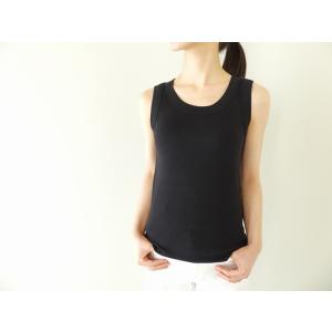 homspun(ホームスパン) 度詰めフライスノースリーブプルオーバー(6696)