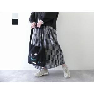 l’atelier du savon(アトリエドゥサボン) ひらひらパンジーかぎ針刺繍BAG(73-...