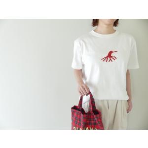 l’atelier du savon(アトリエドゥサボン) 海の生物刺繍Tシャツ(73-01-CT-010-24-1)｜spacemoo