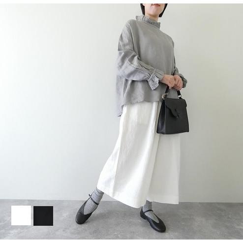 Antiquite's noir(アンティークス ノワール) AZUMADAKIリネンフリルプルオー...