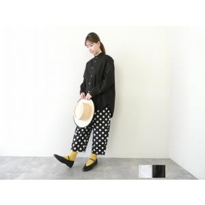 grin(グリン) 染めブロードフリル羽織シャツ(8261T005)