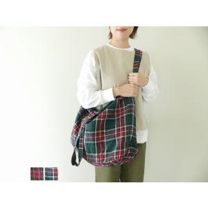 ichiAntiquite's(イチアンティークス) LINEN TARTAN CHECK BAG　リネンタータンチェックバッグ(900912)｜spacemoo