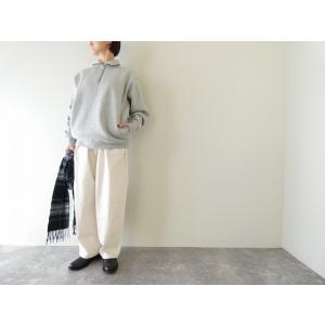 SOUFFLE 裏起毛ハーフジッププルオーバー(D25W-C013)