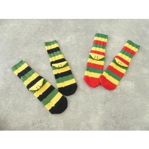 KAPITAL(キャピタル) 56本 ラスタ RAINBOWY HAPPY HEEL ソックス(EK...